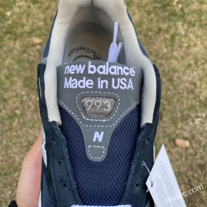 New Balance 993 Navy Blue Retro Running Shoes MR993NV