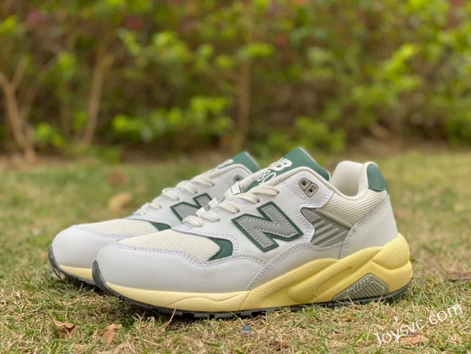 New Balance NB580 White Green Yellow Retro Casual Shoes MT580RCA