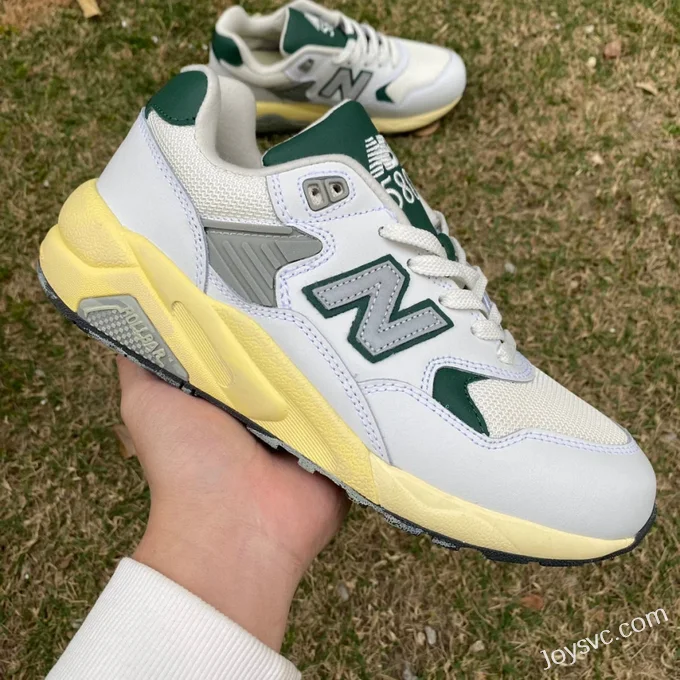 New Balance NB580 White Green Yellow Retro Casual Shoes MT580RCA