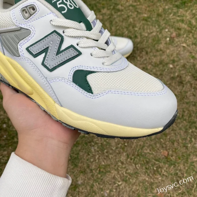 New Balance NB580 White Green Yellow Retro Casual Shoes MT580RCA