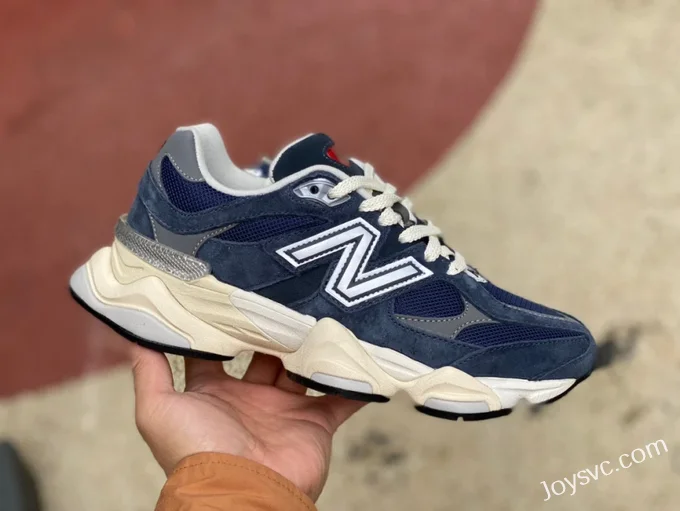 New Balance 9060 Navy Retro Running Shoes U9060ECB