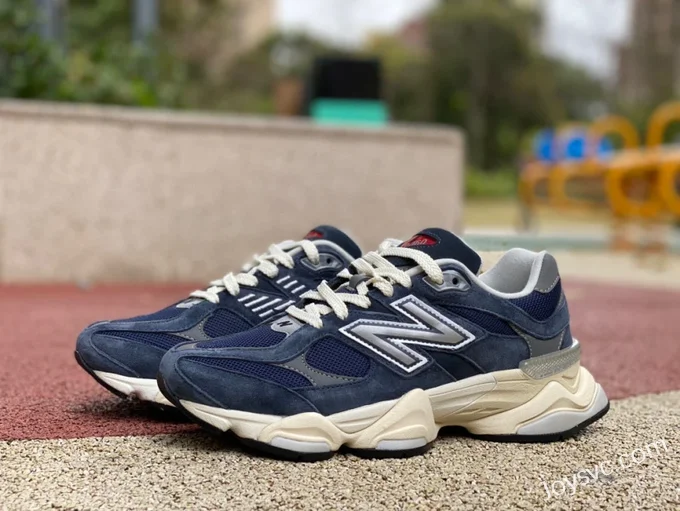 New Balance 9060 Navy Retro Running Shoes U9060ECB