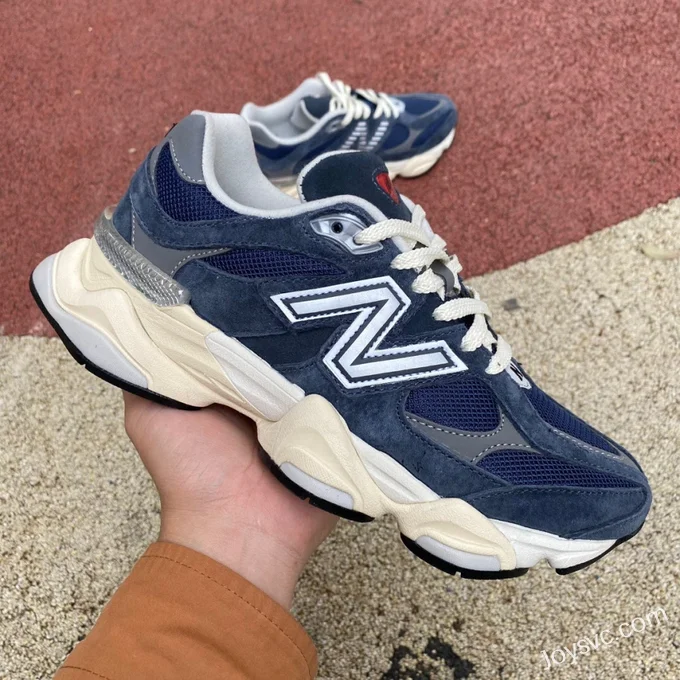 New Balance 9060 Navy Retro Running Shoes U9060ECB