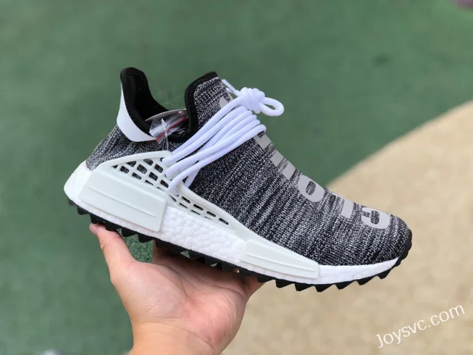 NMD Human Race Trail Black White Grey Running Shoes AC7359