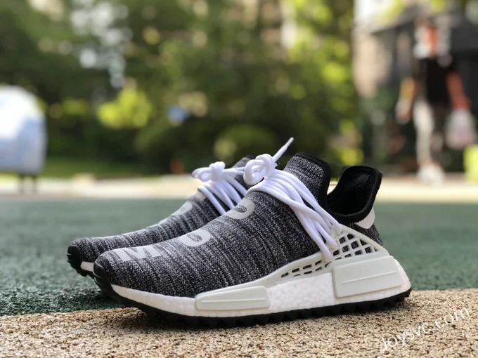 NMD Human Race Trail Black White Grey Running Shoes AC7359