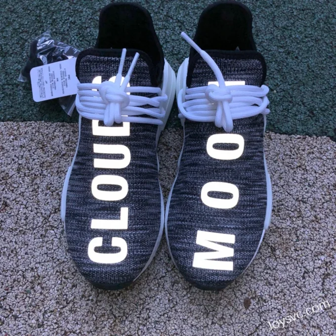 NMD Human Race Trail Black White Grey Running Shoes AC7359