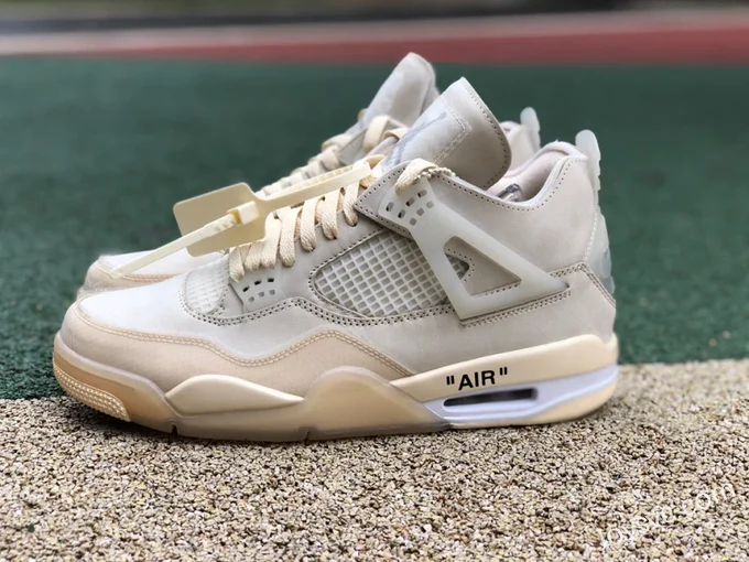 OFF-WHITE x Air Jordan 4 CV9388-100 White