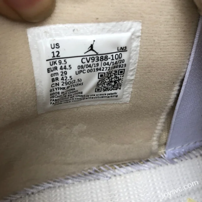 OFF-WHITE x Air Jordan 4 CV9388-100 White