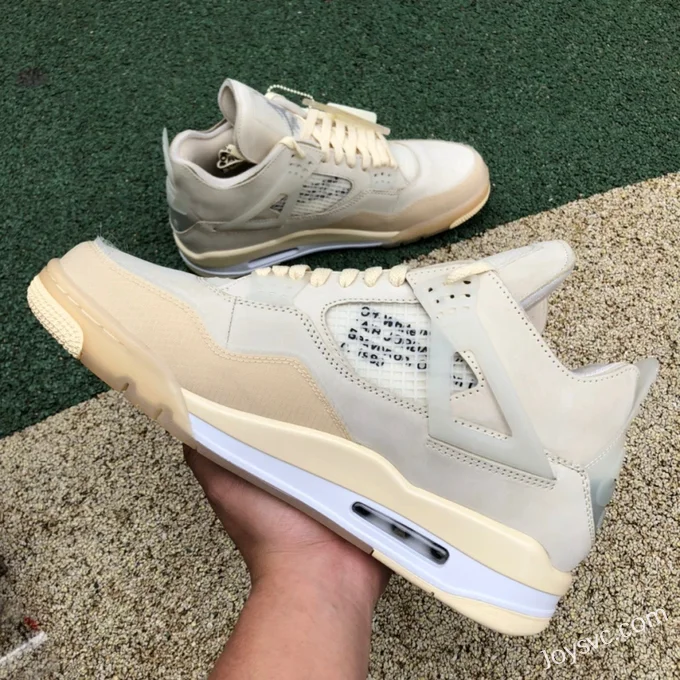 OFF-WHITE x Air Jordan 4 CV9388-100 White