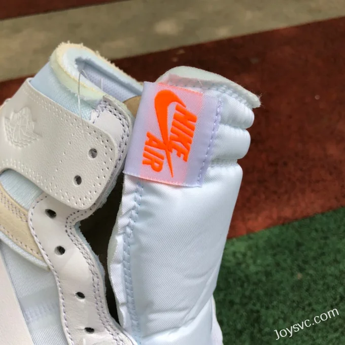 Air Jordan 1 OFF-WHITE AQ0818-100 Pure White Europe Exclusive