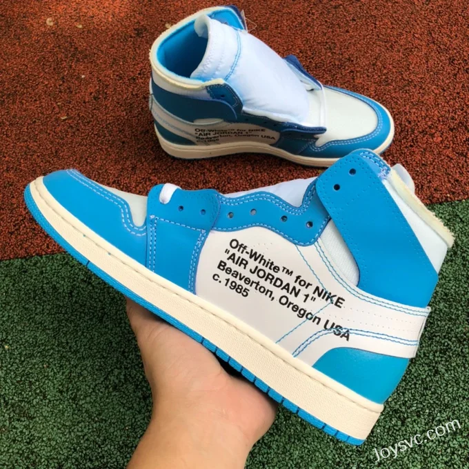 Air Jordan 1 x OFF-WHITE AQ0818-148 UNC Blue