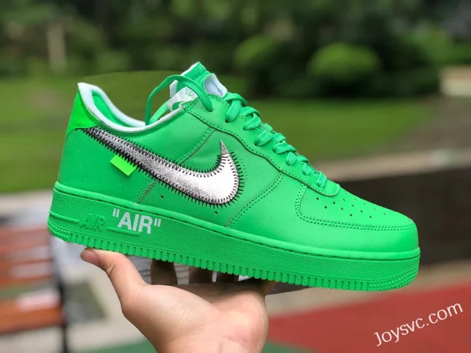 OFF-WHITE x Nike Air Force 1 Light Green Spark DX1419-300