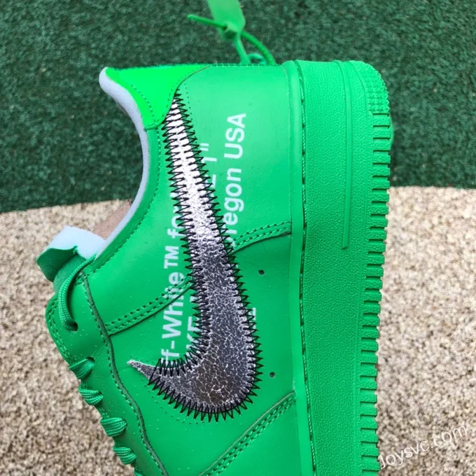 OFF-WHITE x Nike Air Force 1 Light Green Spark DX1419-300