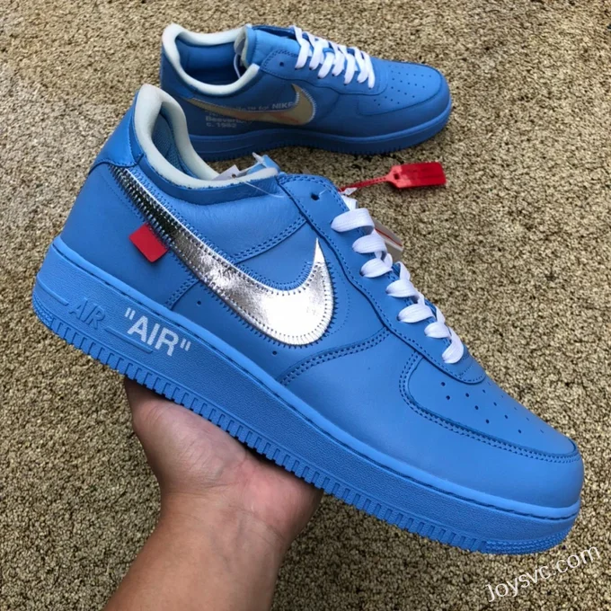 Nike Air Force 1 x OW Collaboration Art Gallery Carolina Blue CI1173-400