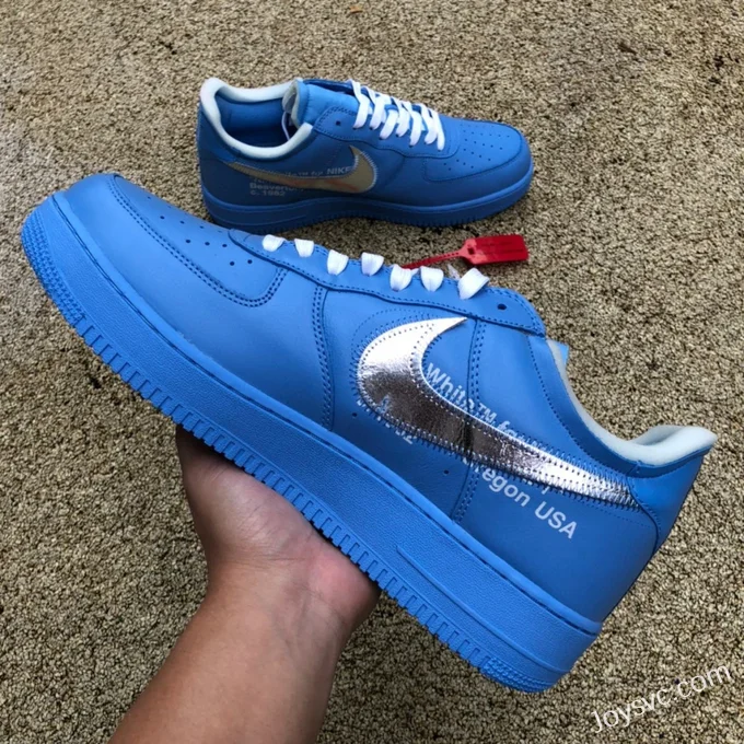 Nike Air Force 1 x OW Collaboration Art Gallery Carolina Blue CI1173-400