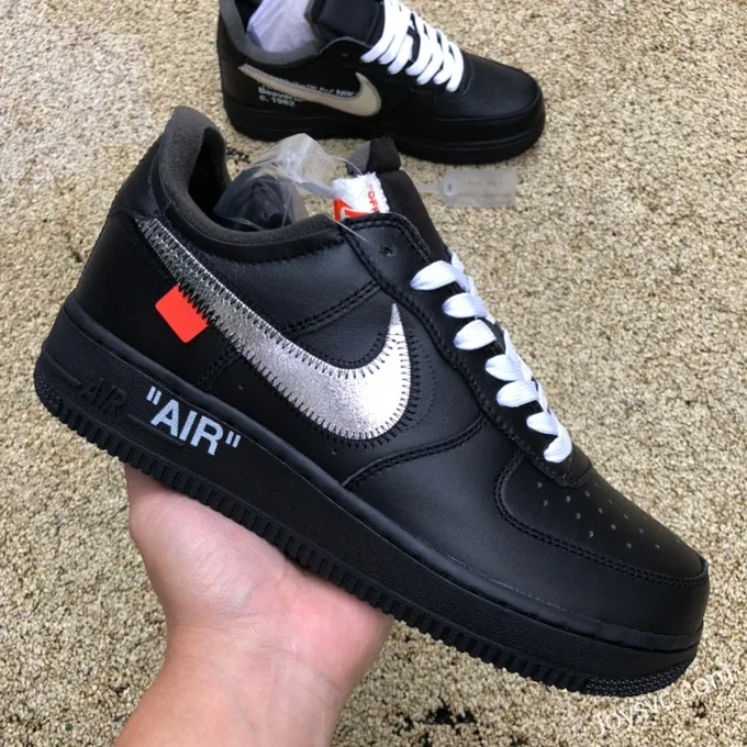 Nike Air Force 1 x OW Collaboration Black White AV5210-001