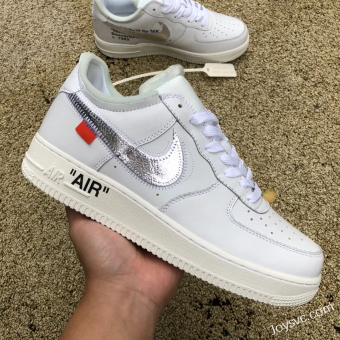 Nike Air Force 1 x OW Collaboration Pure White AO4297-100