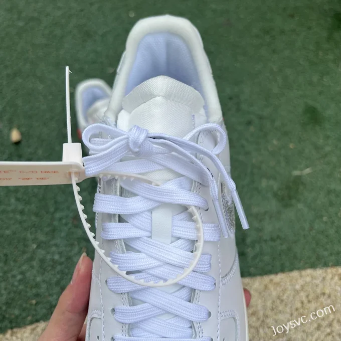 OFF-White x Nike Air Force 1 AF1 OW Collaboration Silver White Low AO4297-100