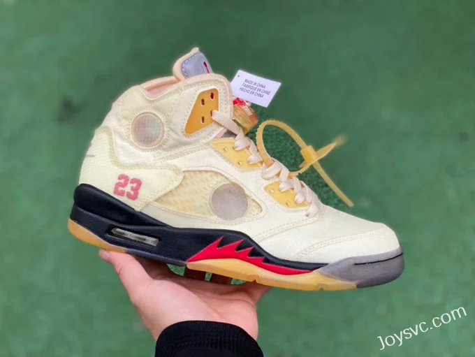 OFF-White x Air Jordan 5 DH8565-100 White