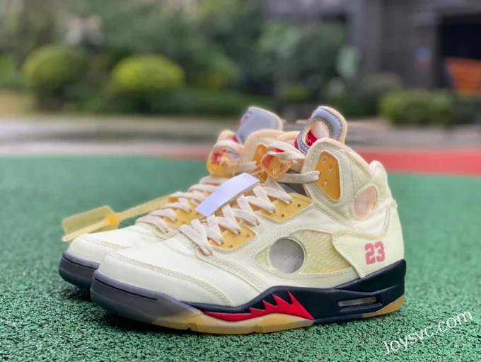 OFF-White x Air Jordan 5 DH8565-100 White