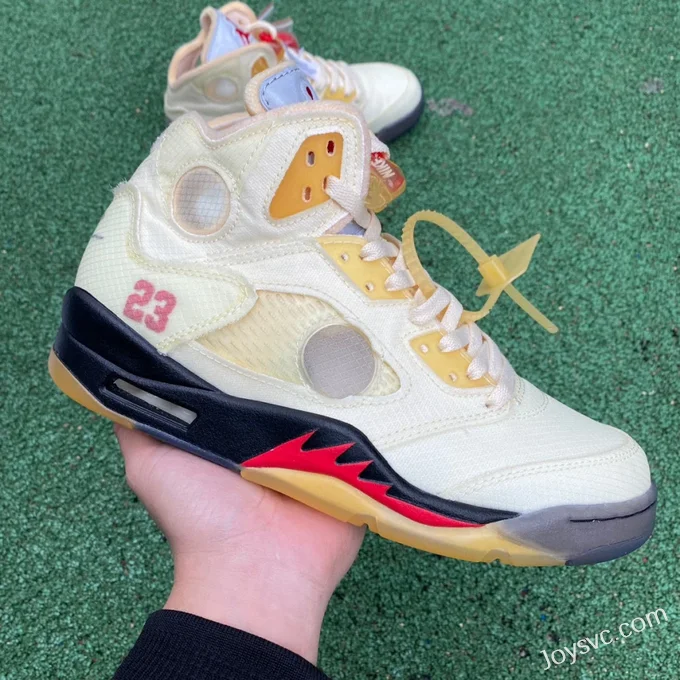 OFF-White x Air Jordan 5 DH8565-100 White