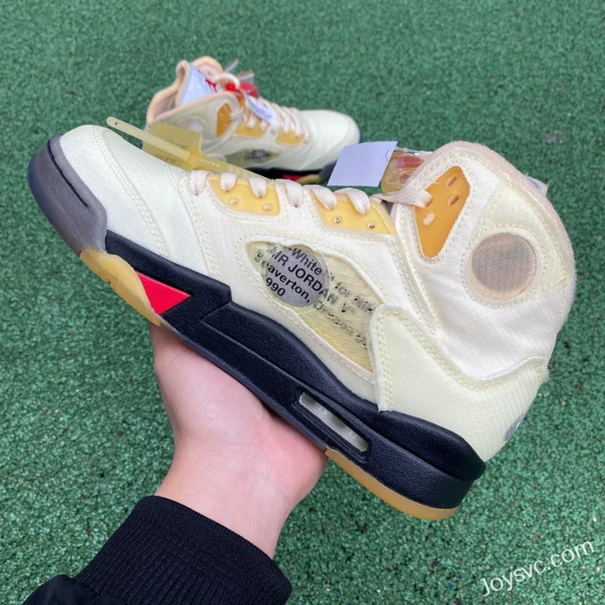 OFF-White x Air Jordan 5 DH8565-100 White