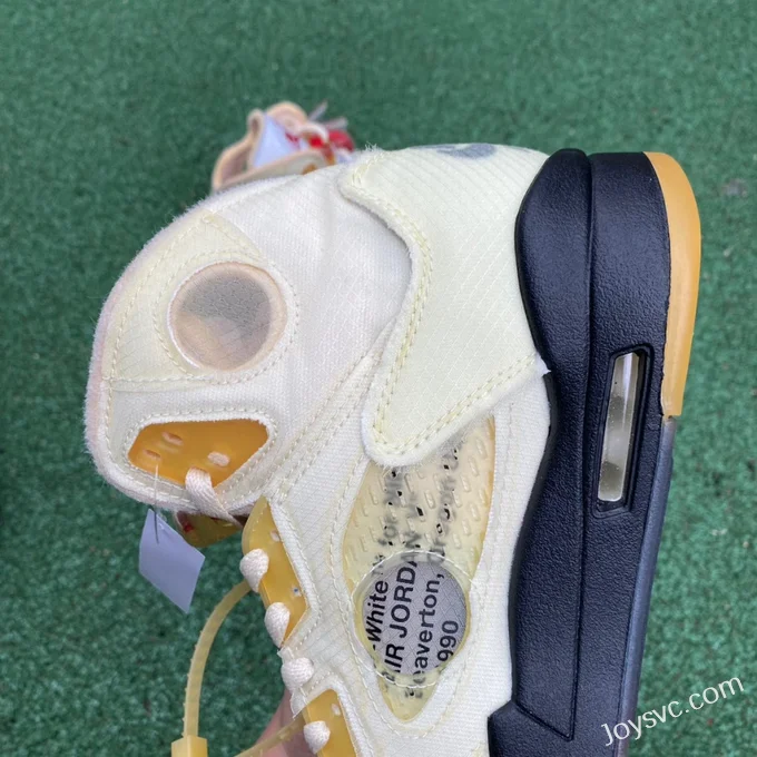 OFF-White x Air Jordan 5 DH8565-100 White