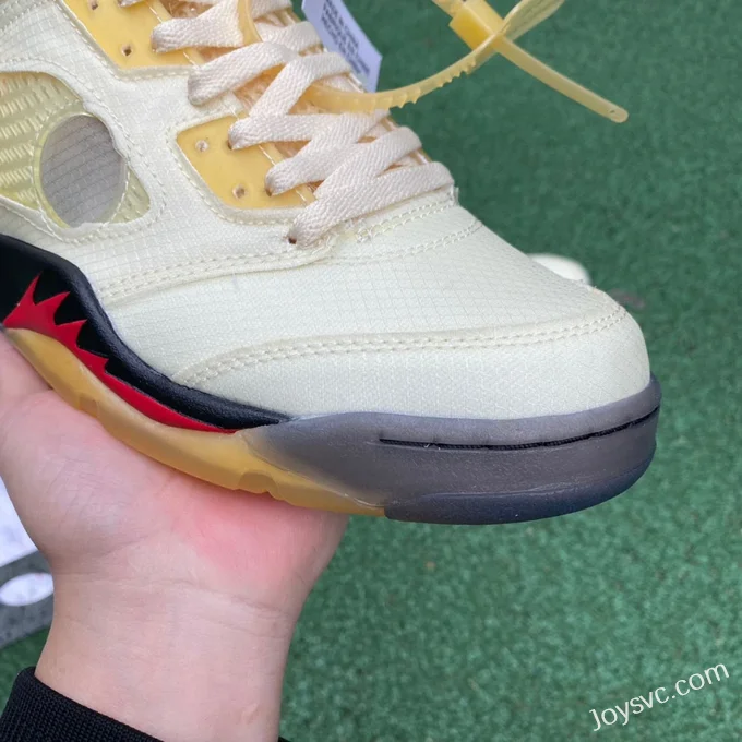 OFF-White x Air Jordan 5 DH8565-100 White