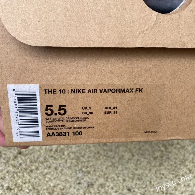 OFF-WHITE x Nike Air VaporMax White AA3831-100