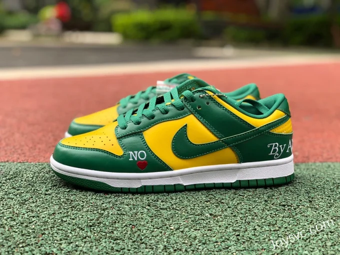 Nike Dunk Low Brazil Green Yellow Heart DO7412-983