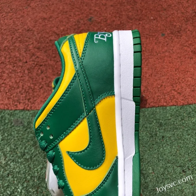 Nike Dunk Low Brazil Green Yellow Heart DO7412-983