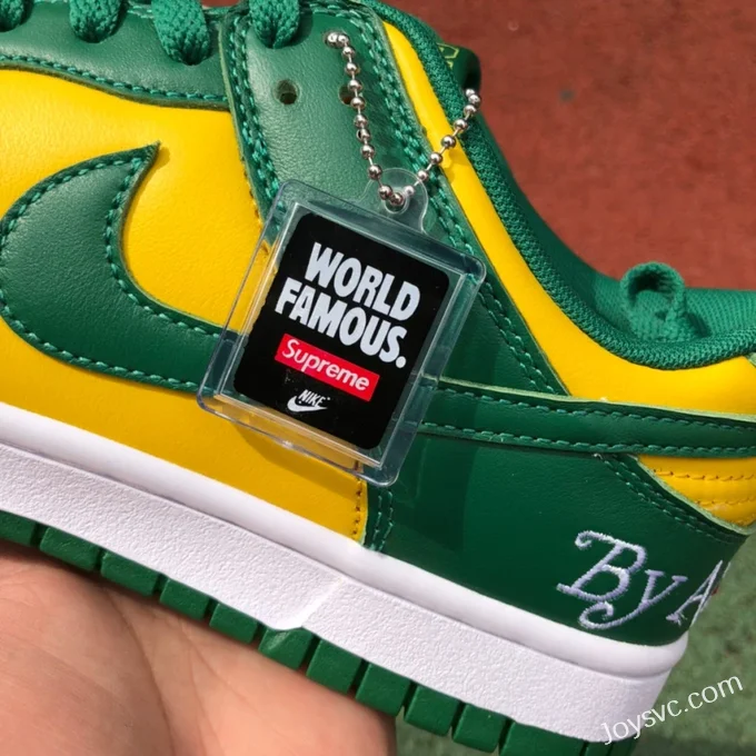 Nike Dunk Low Brazil Green Yellow Heart DO7412-983