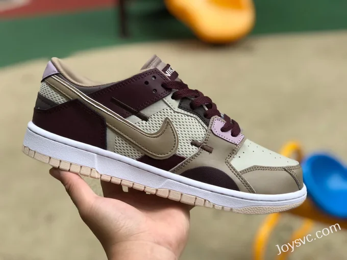 Nike Dunk Scrap Beige Brown Retro Sneakers DH7450-100