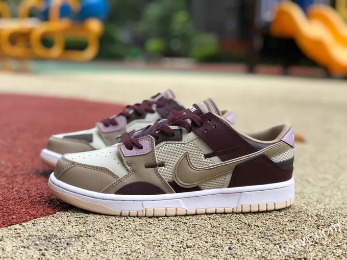 Nike Dunk Scrap Beige Brown Retro Sneakers DH7450-100