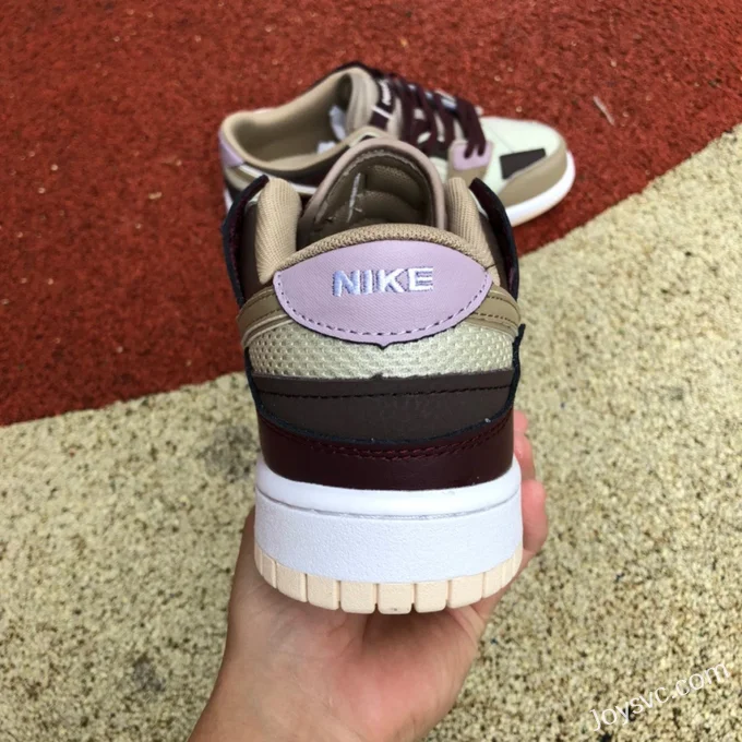 Nike Dunk Scrap Beige Brown Retro Sneakers DH7450-100