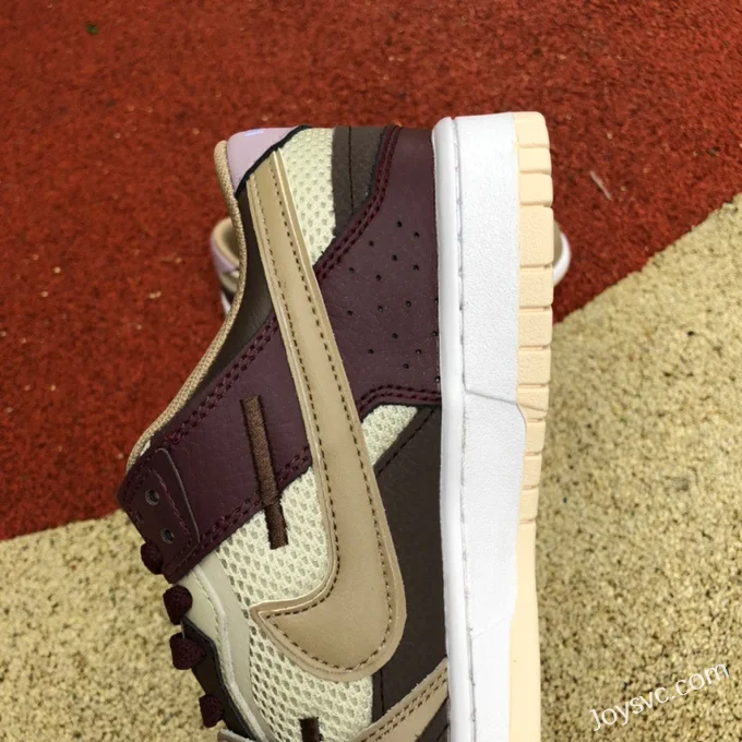 Nike Dunk Scrap Beige Brown Retro Sneakers DH7450-100