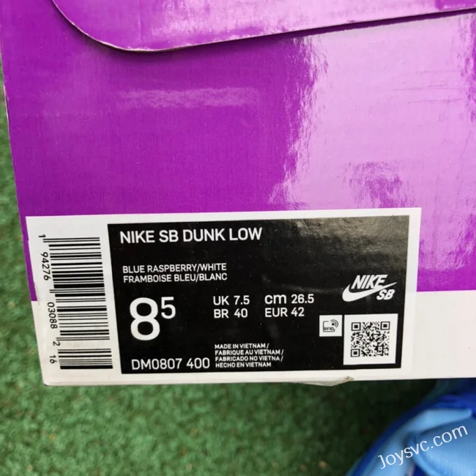 Nike SB Dunk Low Blue Raspberry Retro Sneakers DM0807-400