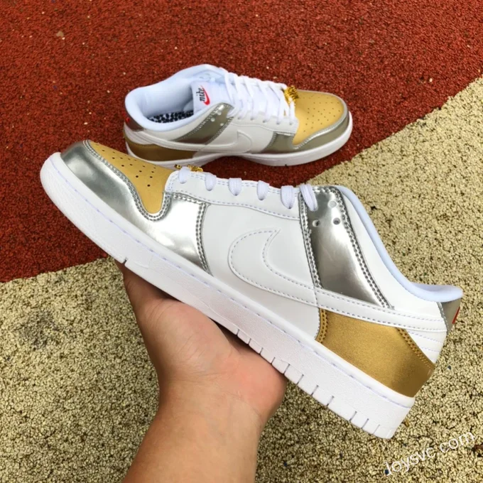 Nike Dunk Low Silver Gold Chain DH4403-700