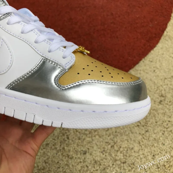 Nike Dunk Low Silver Gold Chain DH4403-700