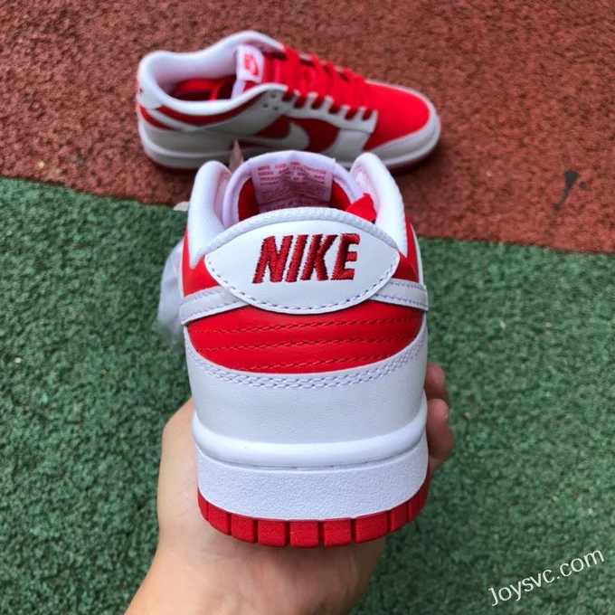 Nike Dunk Low University Red White Red CW1590-600