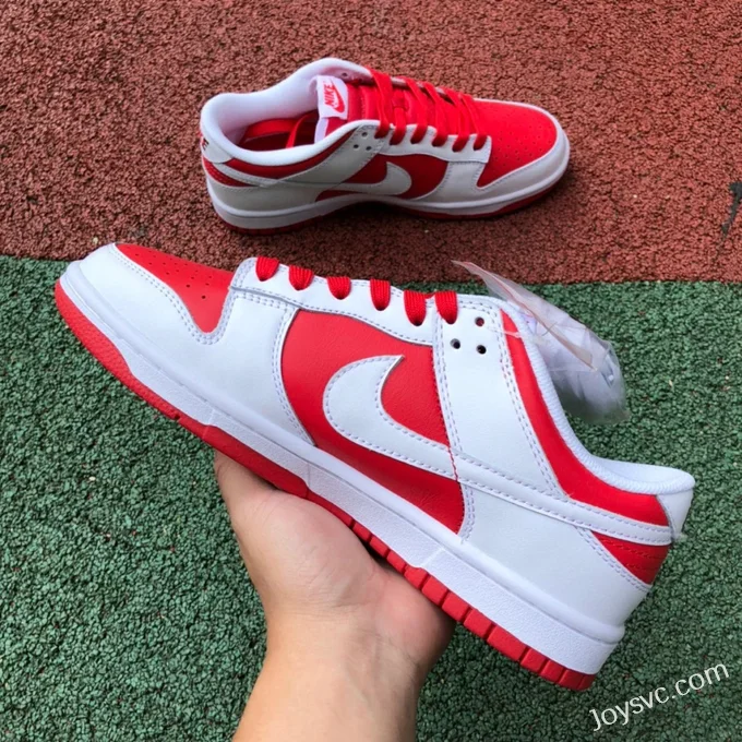 Nike Dunk Low University Red White Red CW1590-600