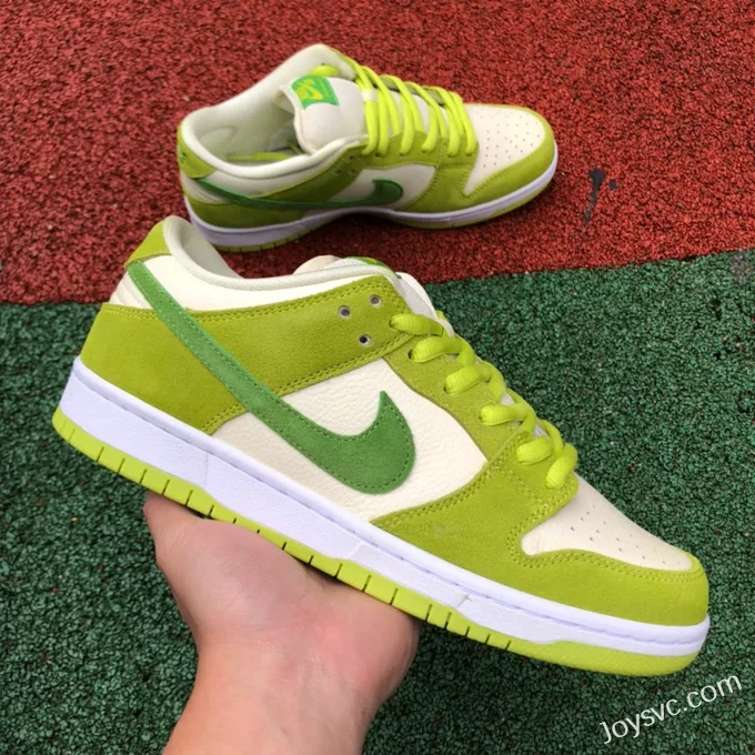 Nike SB Dunk Low White Green Apple Retro Sneakers DM0807-300