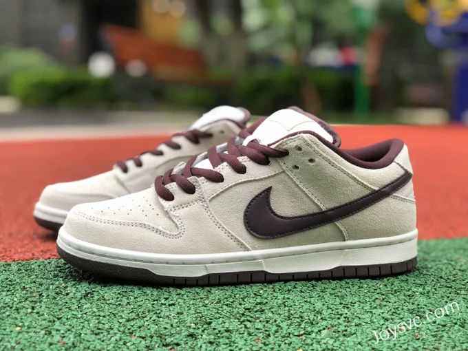 Nike SB Dunk Low Desert Sand Brown Grey Suede Retro Sneakers BQ6817-004