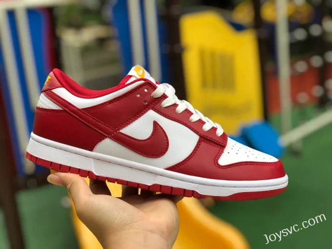 Nike Dunk Low White Red Retro Sneakers DD1391-602