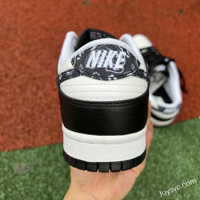 Nike Dunk Low Black White Paisley DH4401-100