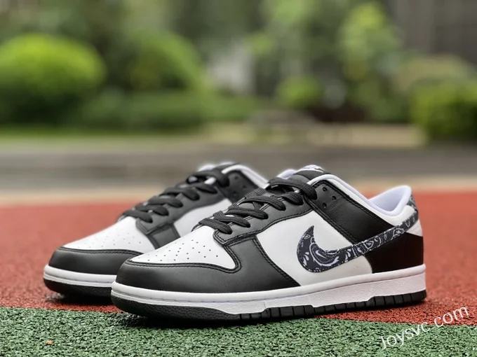 Nike Dunk Low Black White Paisley DH4401-100