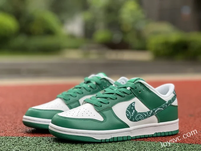 Nike Dunk Low White Green Paisley DH4401-102