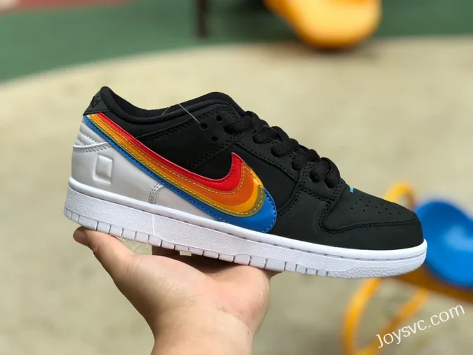 Polaroid x Nike SB Dunk Low Black Rainbow DH7722-001