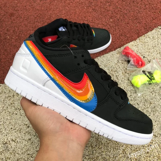 Polaroid x Nike SB Dunk Low Black Rainbow DH7722-001