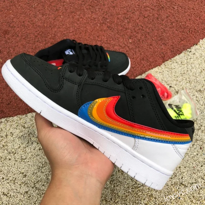 Polaroid x Nike SB Dunk Low Black Rainbow DH7722-001